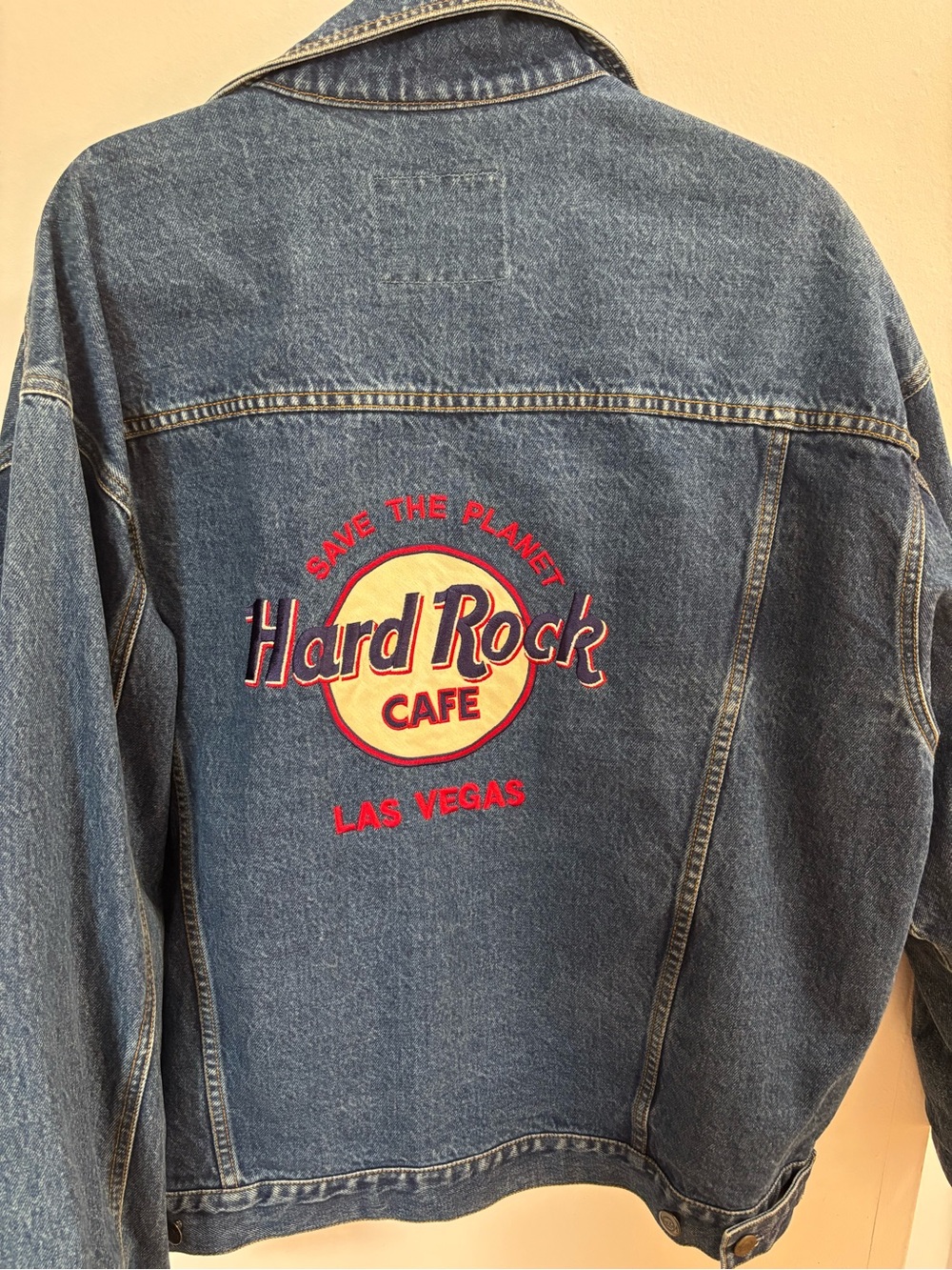 Hard Rock Cafe Blue Denim Jacket